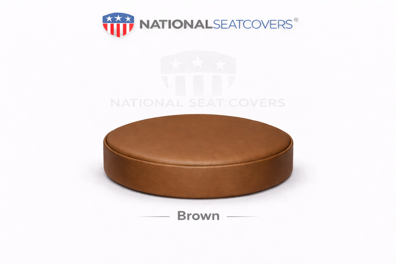 Brown Vinyl Bar Stool Cover Replacement