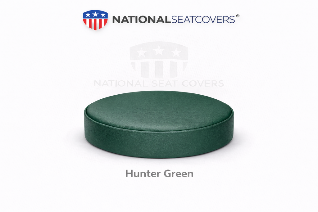 Hunter Green Vinyl Bar Stool Cover Replacement