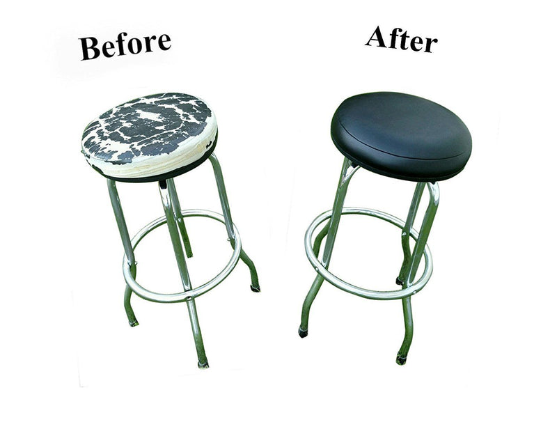 Brown Vinyl Bar Stool Cover Replacement