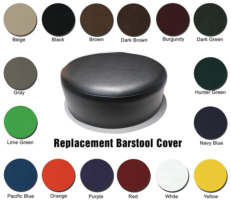 Hunter Green Vinyl Bar Stool Cover Replacement