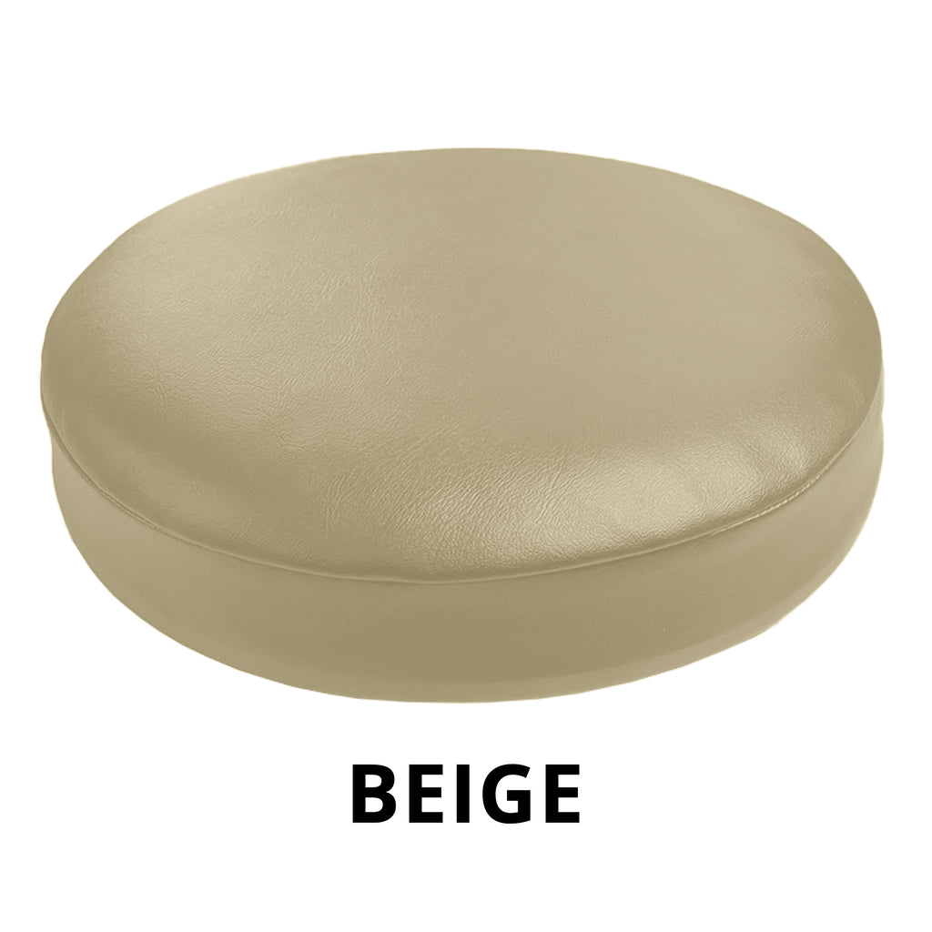 Beige Vinyl Staple On Bar Stool Cover Replacement