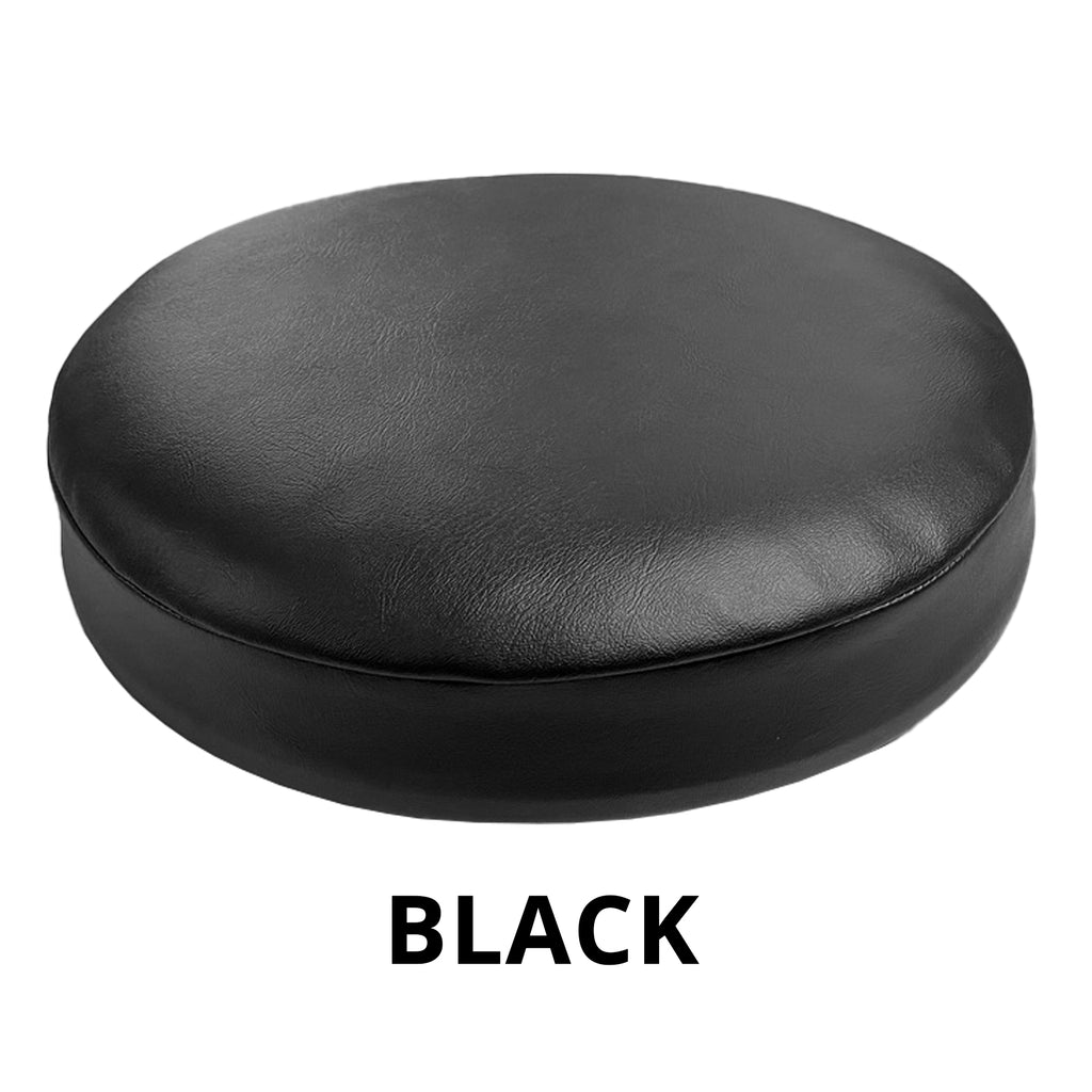 Black Vinyl Staple On Stool Cover