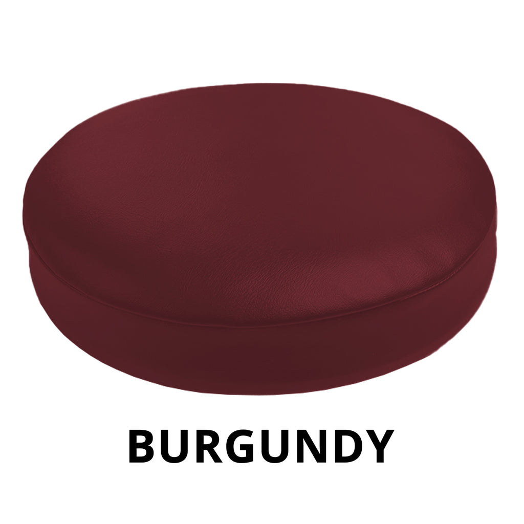 Burgundy Vinyl Bar Stool Cover Staple On Replacement