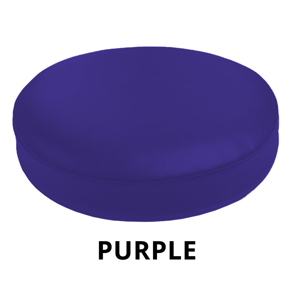Purple Vinyl Replacement Staple On Bar Stool Cover