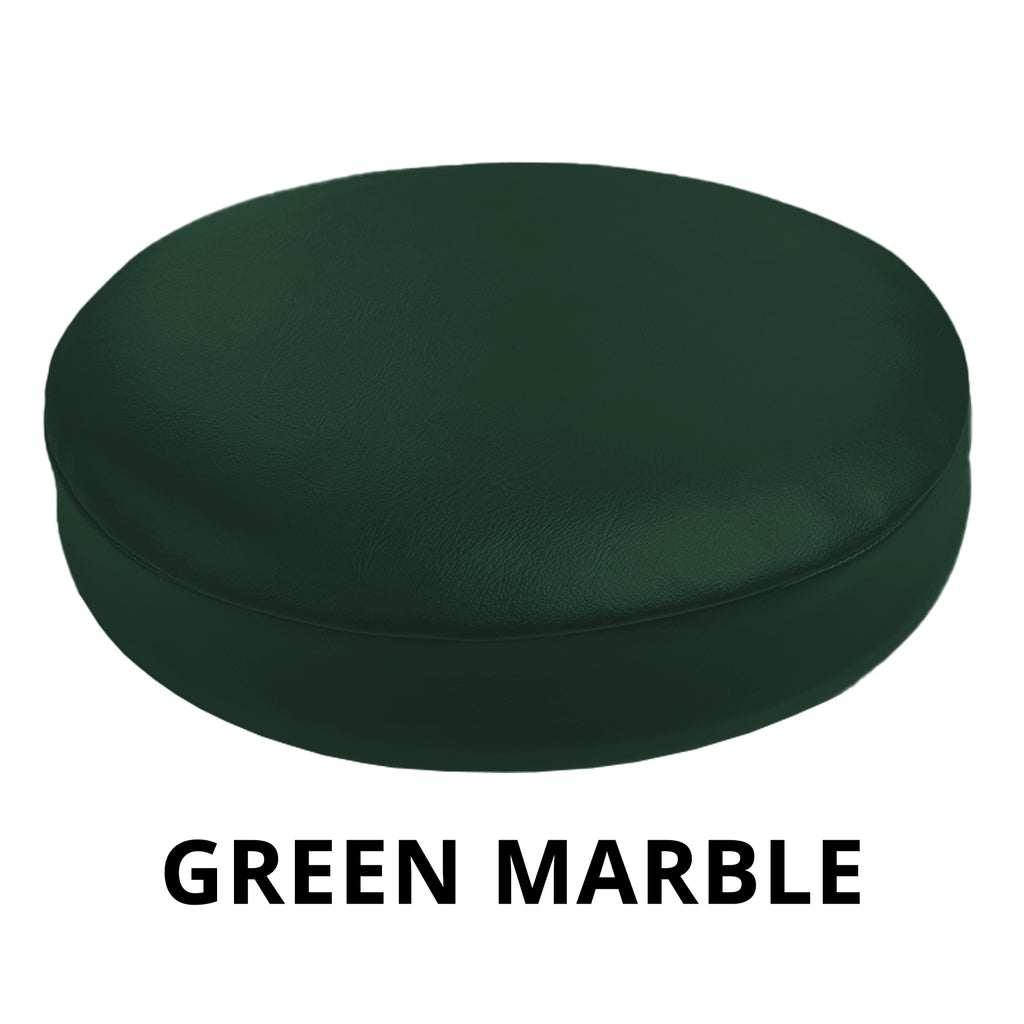 Green Marble Vinyl Replacement Staple On Bar Stool Cover