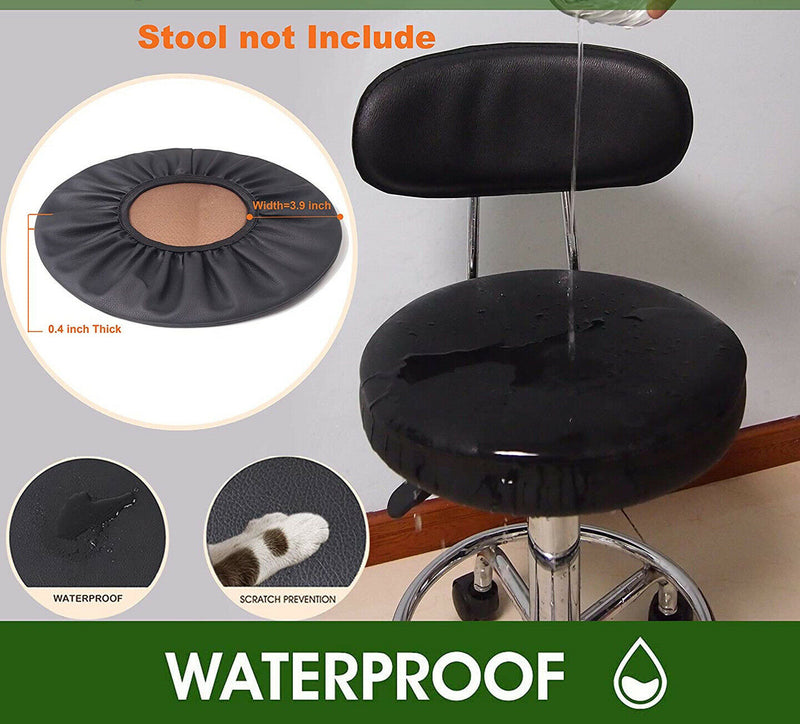 Brown Vinyl Bar Stool Cover Replacement