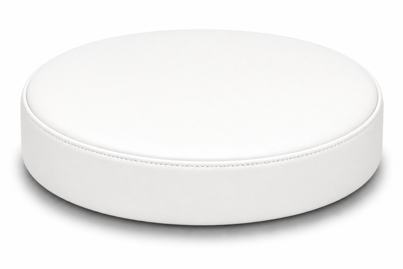 White Vinyl Bar Stool Cover Replacement